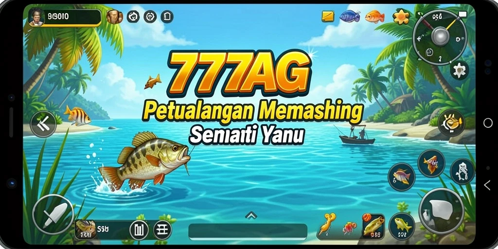 Tangkapan ikan dramatis dalam gameplay 777AG yang memukau.