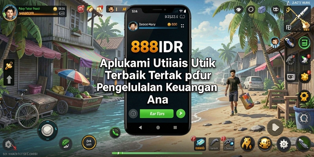 Tampilan antarmuka utama aplikasi 888IDR yang intuitif dan informatif.
