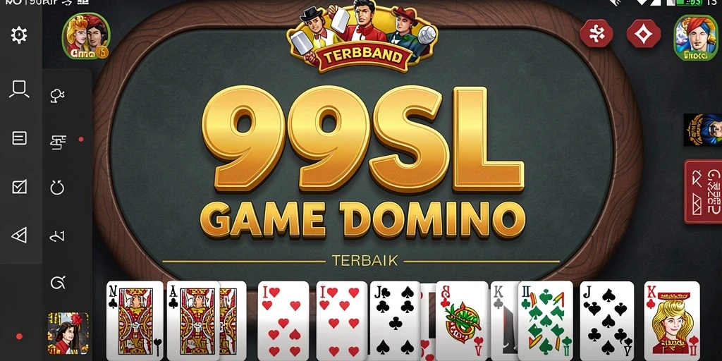 Tampilan gameplay seru dalam game Domino 99SL yang penuh strategi.