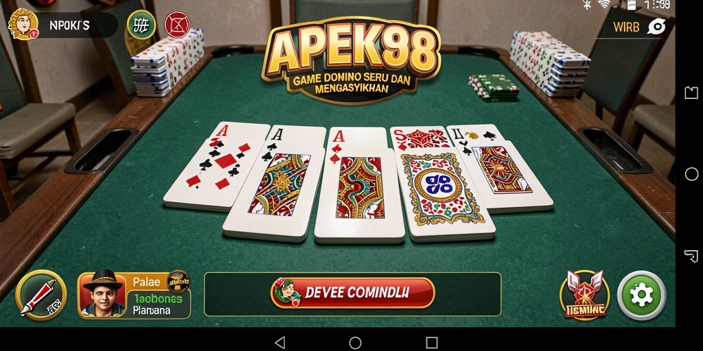 Gameplay seru APEK88 dengan berbagai mode domino menarik.