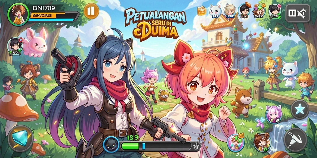 Tampilan gameplay menarik dari BNI789 yang penuh aksi.
