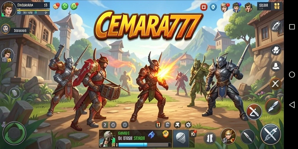 Tampilan gameplay CEMARA777 yang menarik dan interaktif.