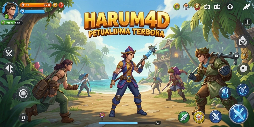 Tangkap momen seru dalam gameplay dunia terbuka HARUM4D.