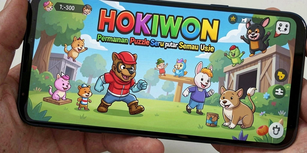 Tampilan gameplay HOKIWON yang menarik dan menantang.