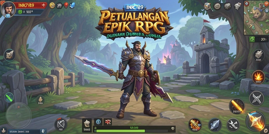 Gameplay fantastis dari INK789 menampilkan petualangan RPG yang seru.