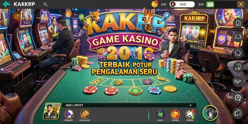 Tampilan gameplay kasino KAKRP dengan grafis menawan.