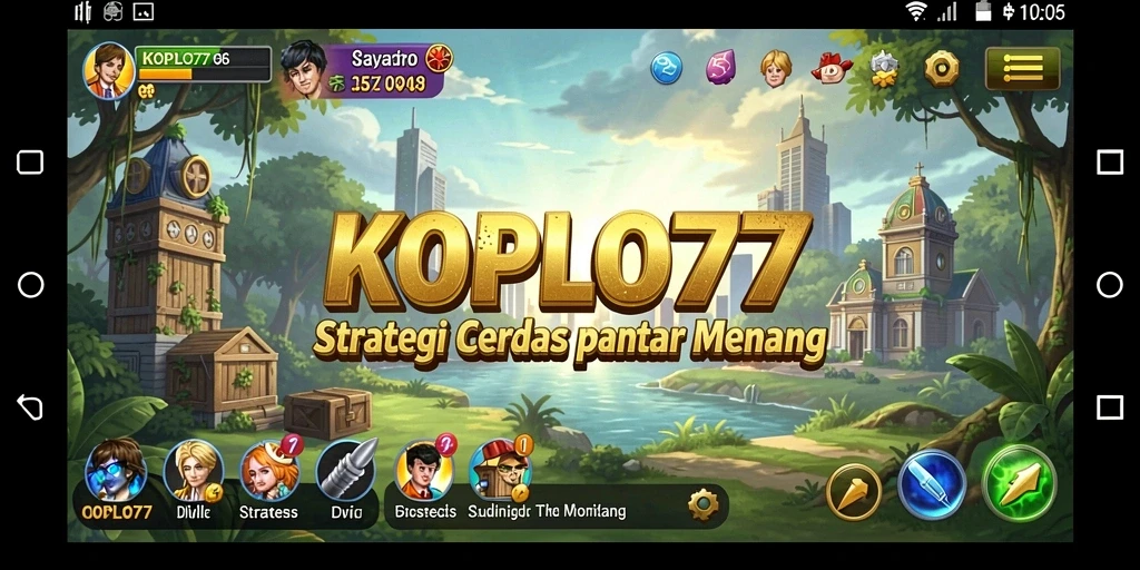 Tampilan gameplay KOPLO77 yang penuh aksi dan strategi.