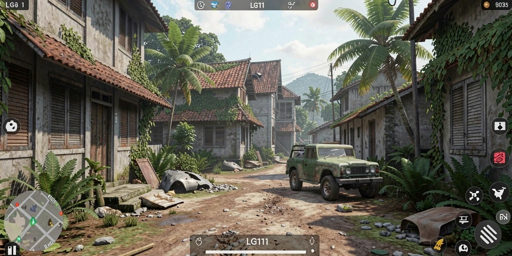 Screenshot dari gameplay LG111 menunjukkan interaksi yang dinamis dan grafik yang menawan.
