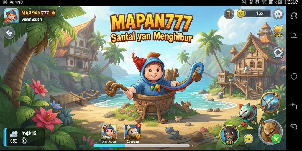 Tangkapan layar menampilkan gameplay seru di MAPAN777 yang melibatkan tantangan Casual.