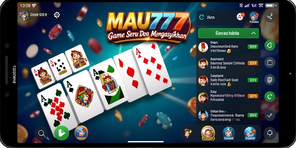 Screenshot gameplay MAU777 yang menunjukkan keseruan permainan Domino.