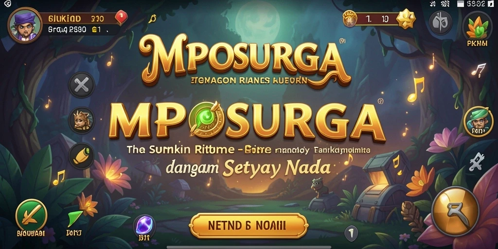 Tampilan menarik dari gameplay MPOSURGA saat bermain musik.