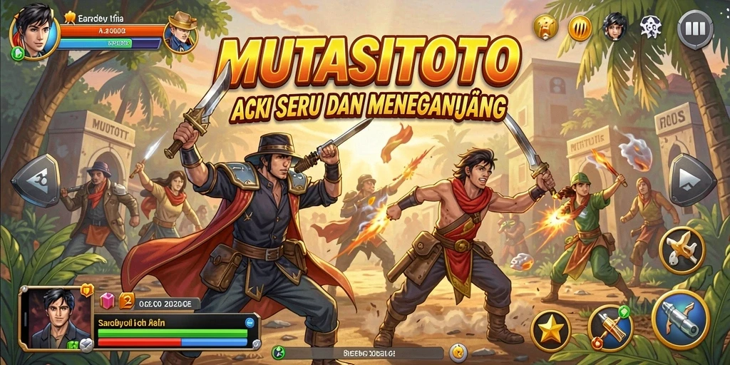 Tampilan gameplay seru dari MUTASITOTO dengan aksi mendebarkan.