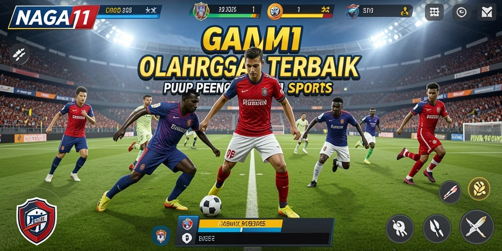 Tampilan gameplay menarik dengan berbagai cabang olahraga di NAGA11.