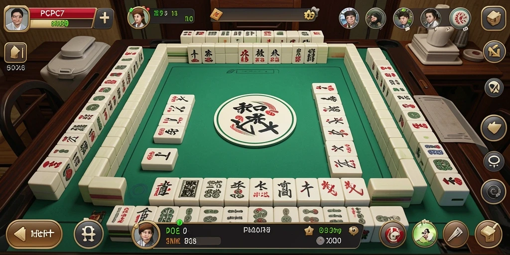Tampilan gameplay Mahjong yang seru dan menantang di PCPC7.