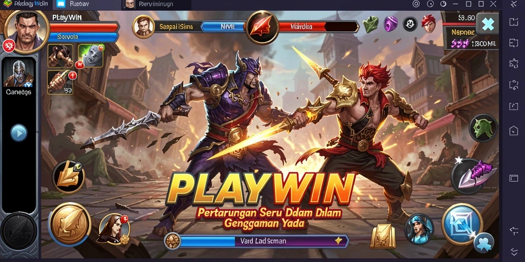 Tampilan gameplay <strong>PLAYWIN</strong> yang penuh aksi dan petualangan seru.