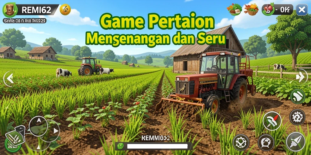 Tampilan menarik gameplay REMI62 yang seru dan realistis.