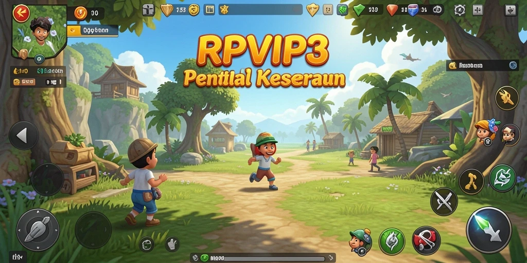 Screenshot gameplay RPVIP3 dengan tantangan yang seru dan grafis menarik.