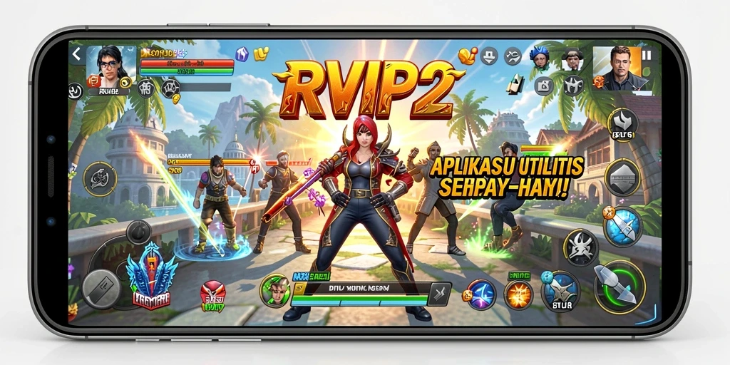 Tampilan layar utama RVIP2 dengan fitur-fitur Utility yang menarik.
