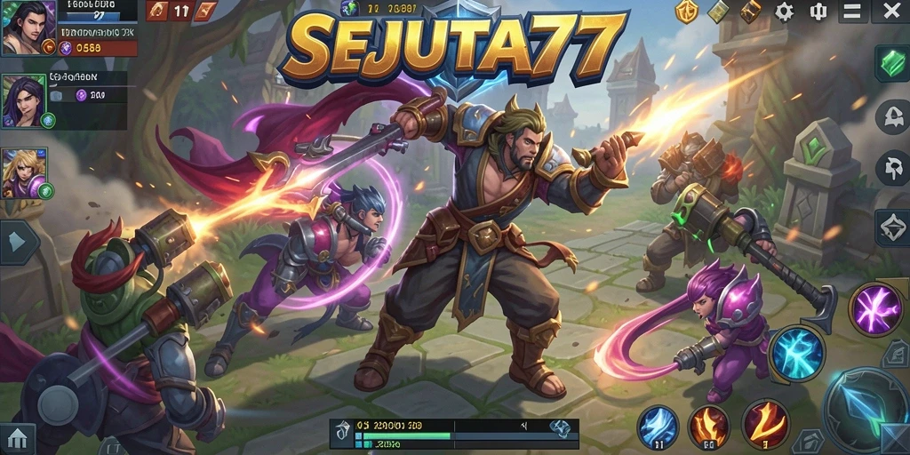 Gambaran gameplay seru SEJUTA77 dalam aksi.