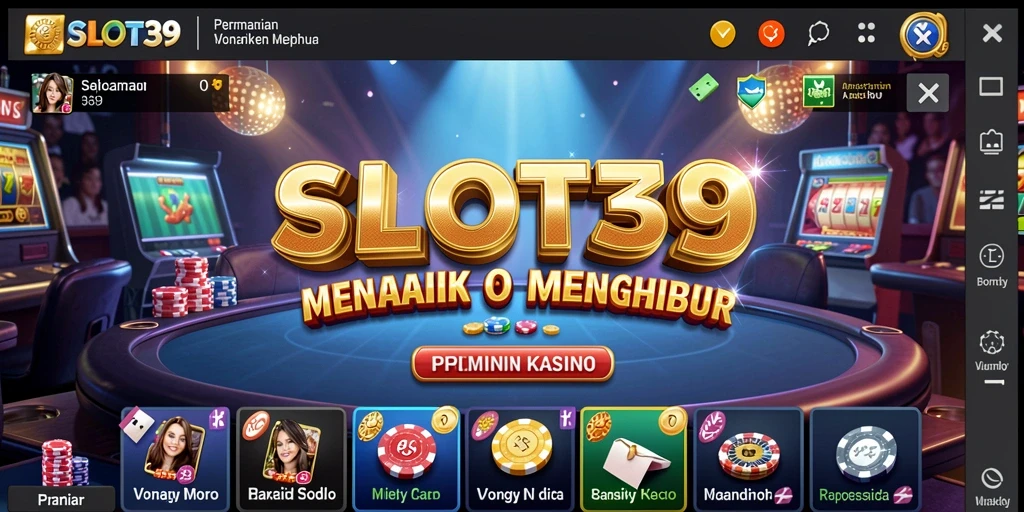 Tampilan gameplay SLOT39 yang menarik dan menghibur.
