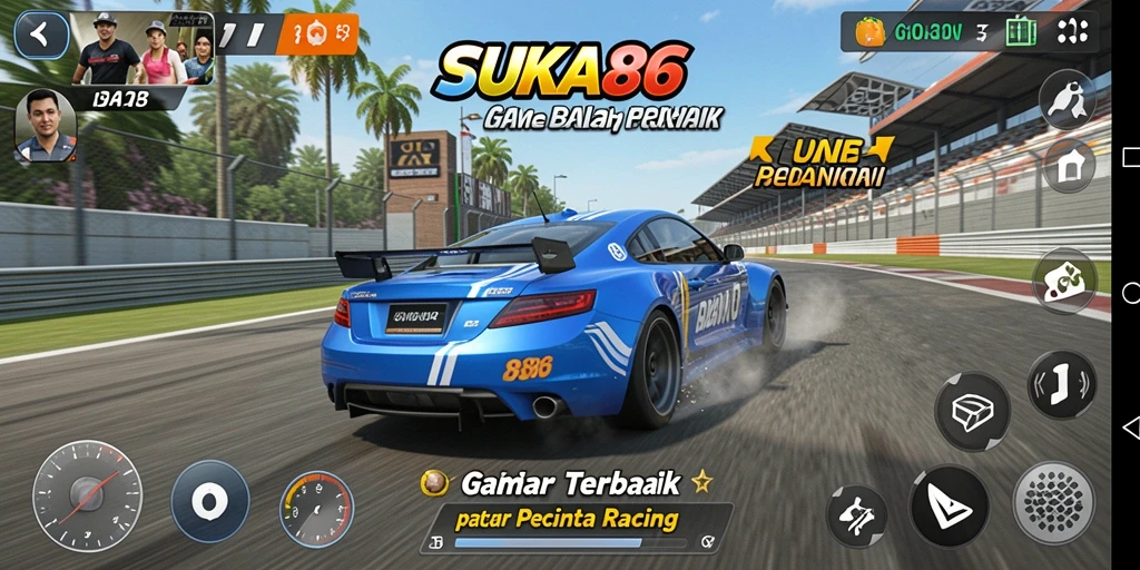 Tampilan utama gameplay SUKA86 yang seru dan mendebarkan.