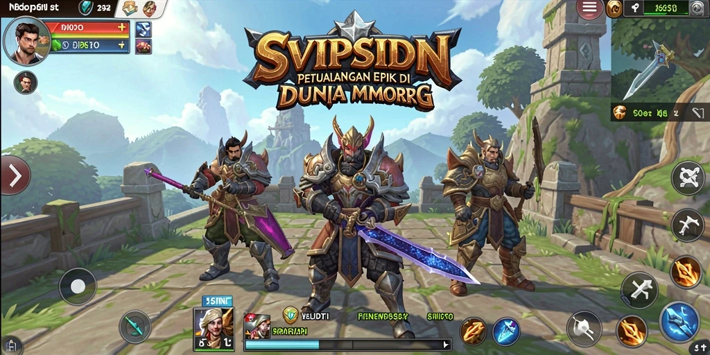 Tampilan gameplay SVIPSIDN yang penuh aksi dan petualangan.