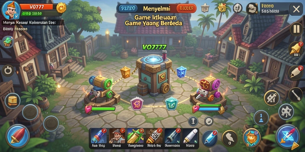 Tampilan gameplay VO777 yang menarik dan penuh warna.