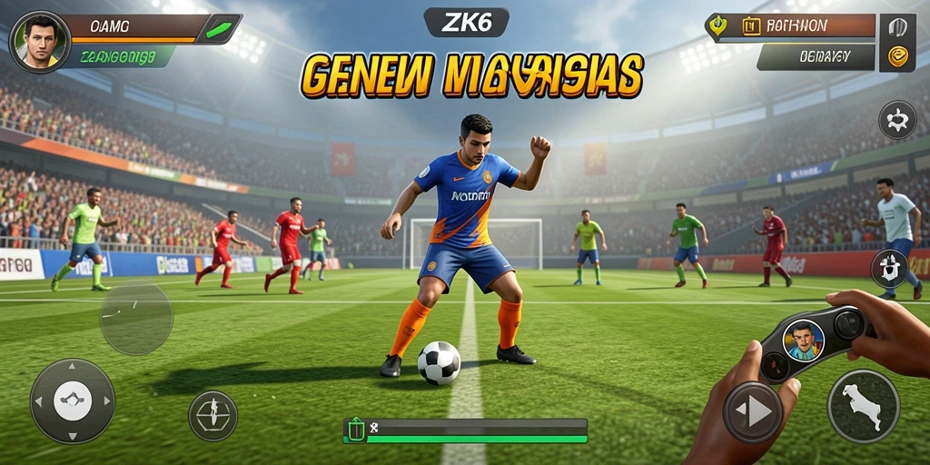 Tampilan menarik dari gameplay ZK6 yang penuh aksi.
